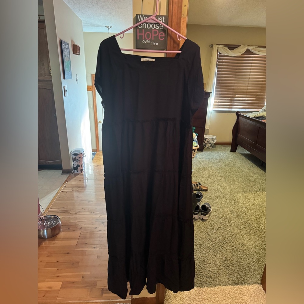 Natural Life long black dress